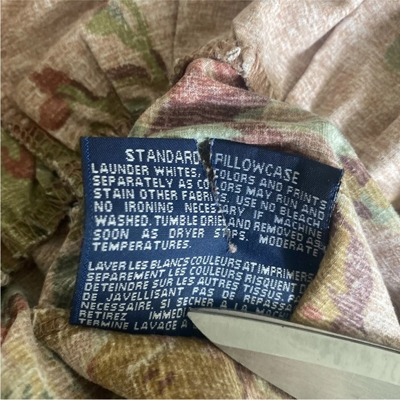 VINTAGE RALPH LAUREN MAURA RUFFLED STANDARD PILLOWCASES - Picture 7 of 9